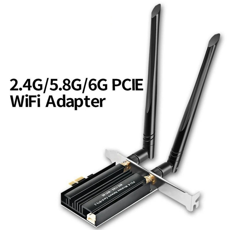 

Антенна Wifi6e, 3000 Мбит/с, 2,4G, 5,2 ГГц, Bluetooth, USB3.0, трехдиапазонный беспроводной адаптер локальной сети, приемник Wi-Fi для настольного компьютера, ноутбука