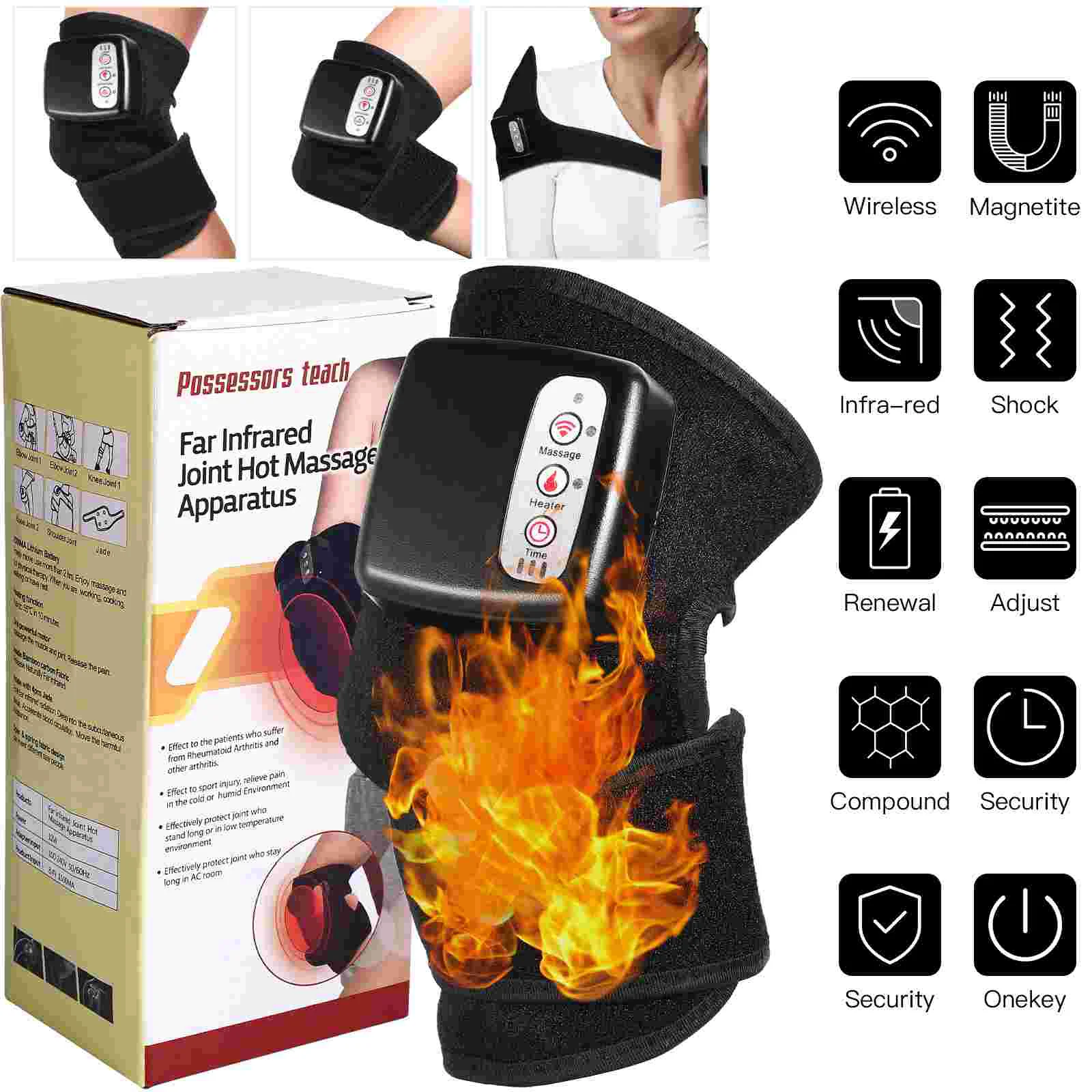 Heated Electric Heated Heated Electric Heating Knee Brace Rechargeable Knee Wrap (AU Plug)
Heated Electric Heated Heated Electric Heating Knee Brace Rechargeable Knee Wrap (AU Plug)