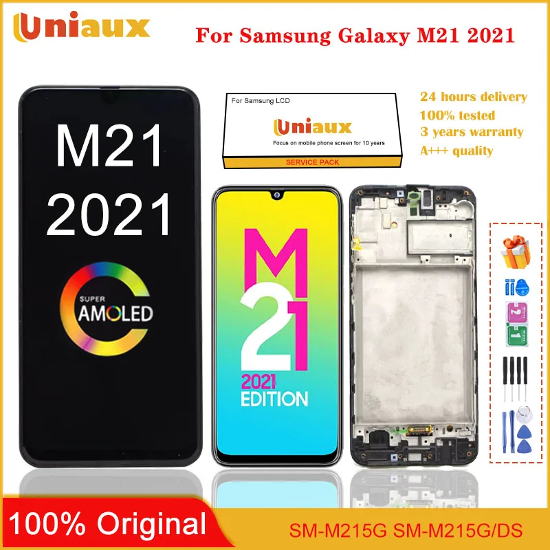 6,4 "оригинальный AMOLED дисплей для Samsung Galaxy M21 2021 LCD SM-M215G/DS дисплей сенсорный экран дисплей дигитайзер Замена
6,4 "оригинальный AMOLED дисплей для Samsung Galaxy M21 2021 LCD SM-M215G/DS дисплей сенсорный экран дисплей дигитайзер Замена