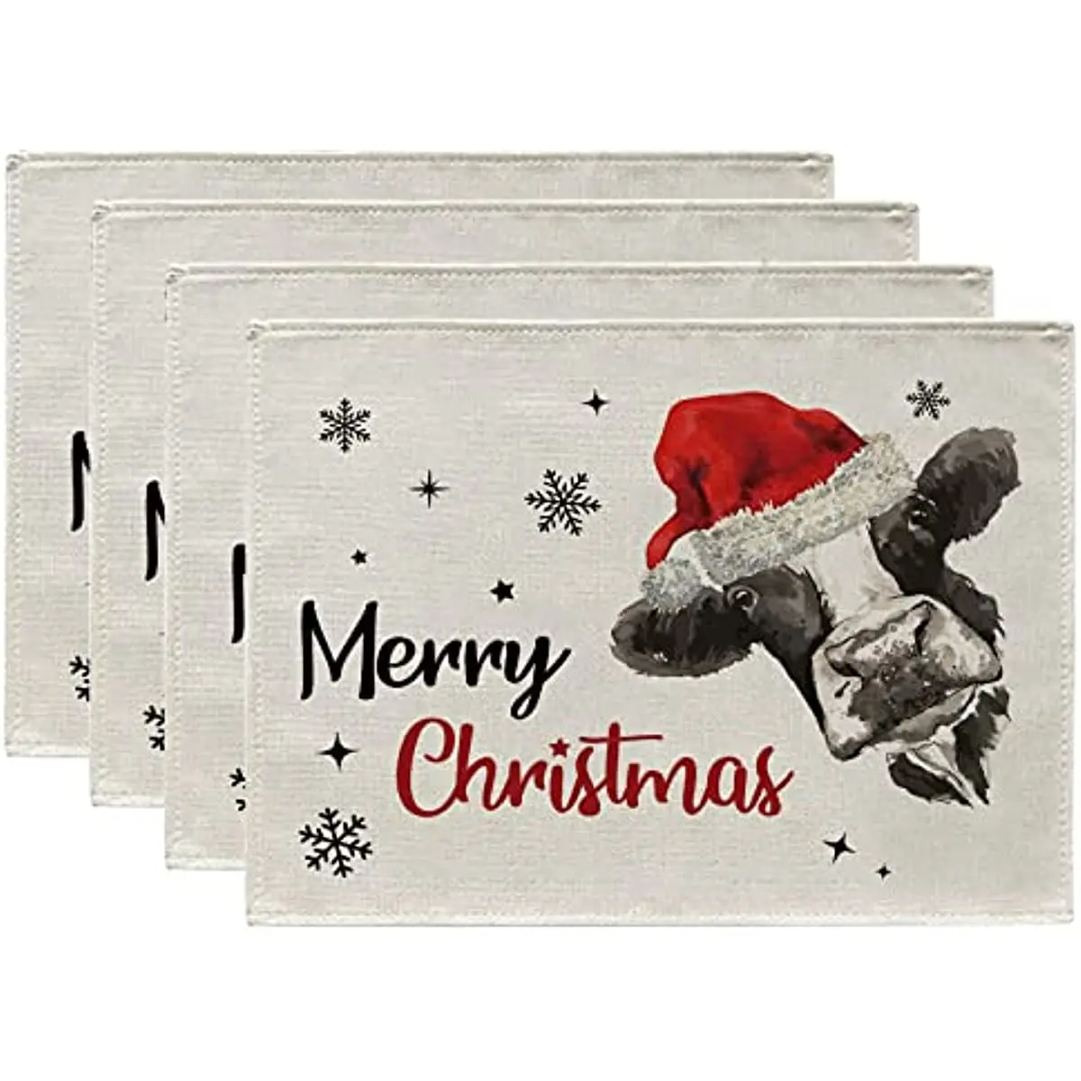 Christmas Placemats Set of 4 Merry Christmas Cow Snow 12x18 Inch Seasonal Washable Table Mats Winter Xmas Home Kitchen Dining
Christmas Placemats Set of 4 Merry Christmas Cow Snow 12x18 Inch Seasonal Washable Table Mats Winter Xmas Home Kitchen Dining
