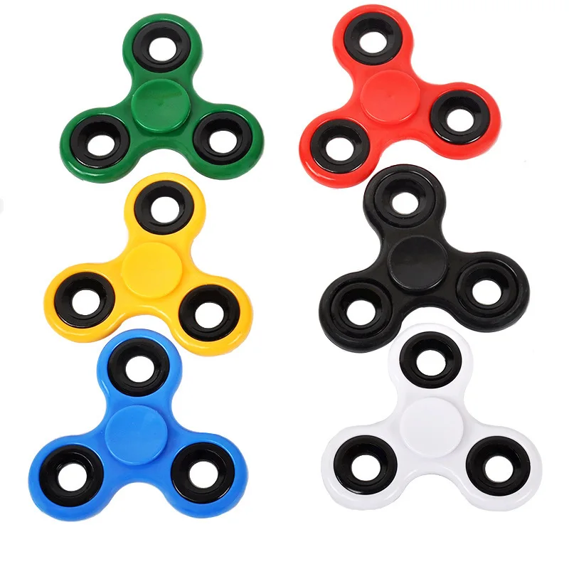 

ABS Plastic Fidget Finger Spinner For Autism ADHD Anti Stress Relieve Tri-Spinner Adult Kids Funny Toys Gifts