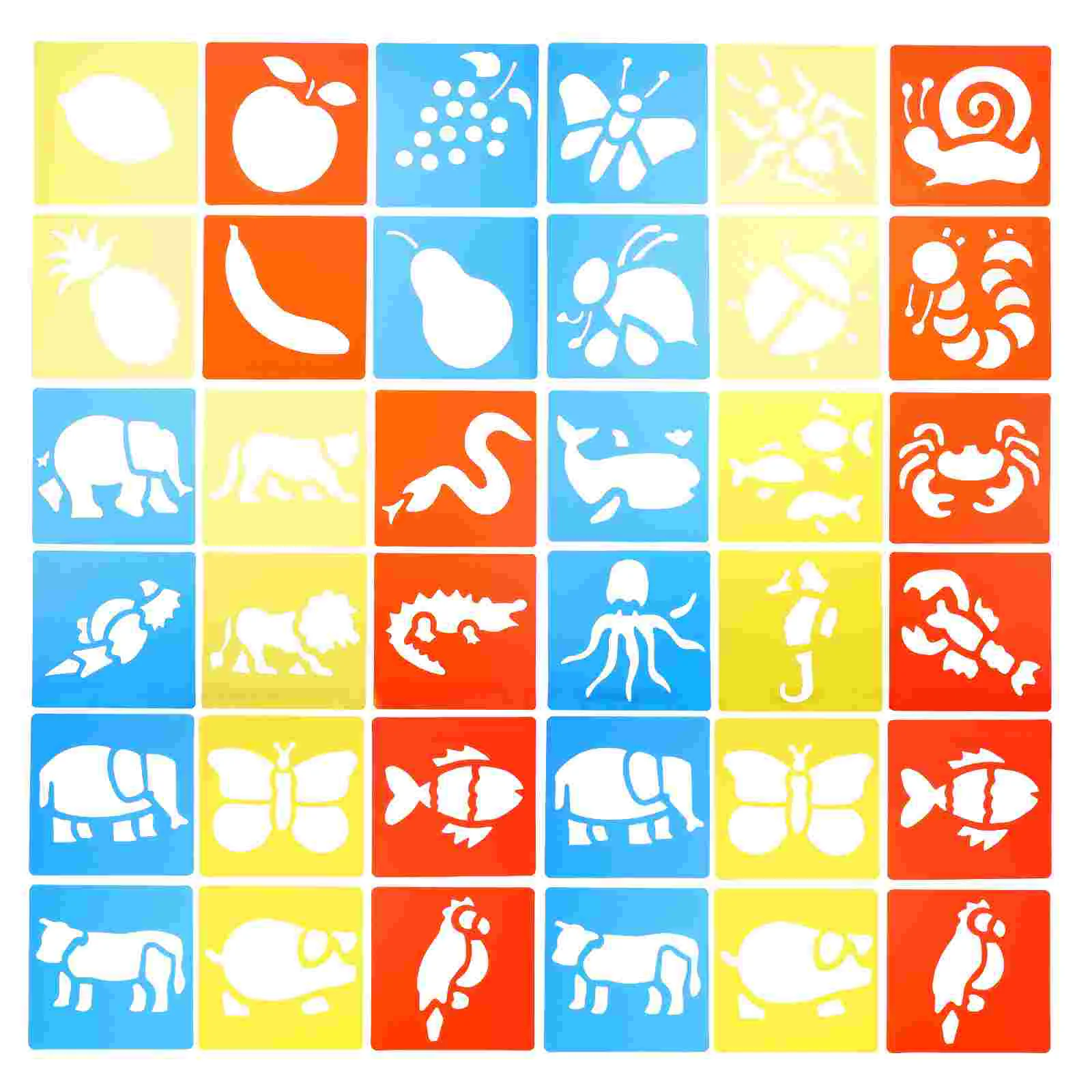 5 Sets Cake Drawing Templates Painting Template Kids Drawing Spraying Templatess Mold 15X14cm Animal Fun Plastic Child
5 Sets Cake Drawing Templates Painting Template Kids Drawing Spraying Templatess Mold 15X14cm Animal Fun Plastic Child