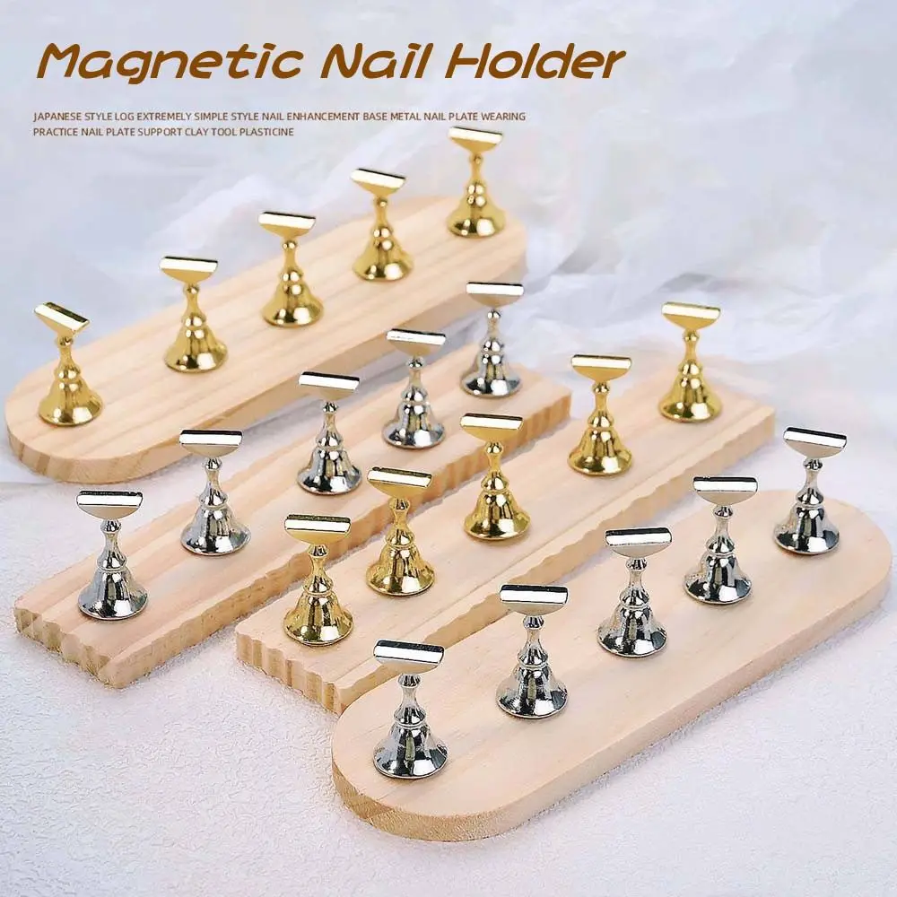 Wooden Magnetic Nail Rack Fake Nail Tip Gel Polishing Display Stand Nail Art Tool Nail Polish Practice Tool
Wooden Magnetic Nail Rack Fake Nail Tip Gel Polishing Display Stand Nail Art Tool Nail Polish Practice Tool