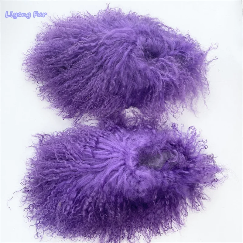 Fashion Trendy Customized Warm Plush Fluffy Winter Slippers Curly Fur Shoes Women Sheepskin Slippers Mongolian Fur Slipper Slide
Fashion Trendy Customized Warm Plush Fluffy Winter Slippers Curly Fur Shoes Women Sheepskin Slippers Mongolian Fur Slipper Slide
