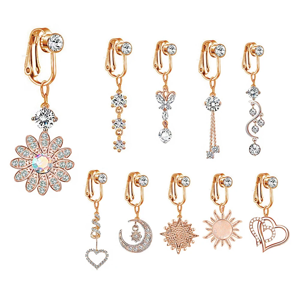 New Butterfly Fake Belly Button Ring Fake Belly Piercing Clip On Umbilical Navel Fake Pircing Faux Belly Cartilage Earring Clip
New Butterfly Fake Belly Button Ring Fake Belly Piercing Clip On Umbilical Navel Fake Pircing Faux Belly Cartilage Earring Clip