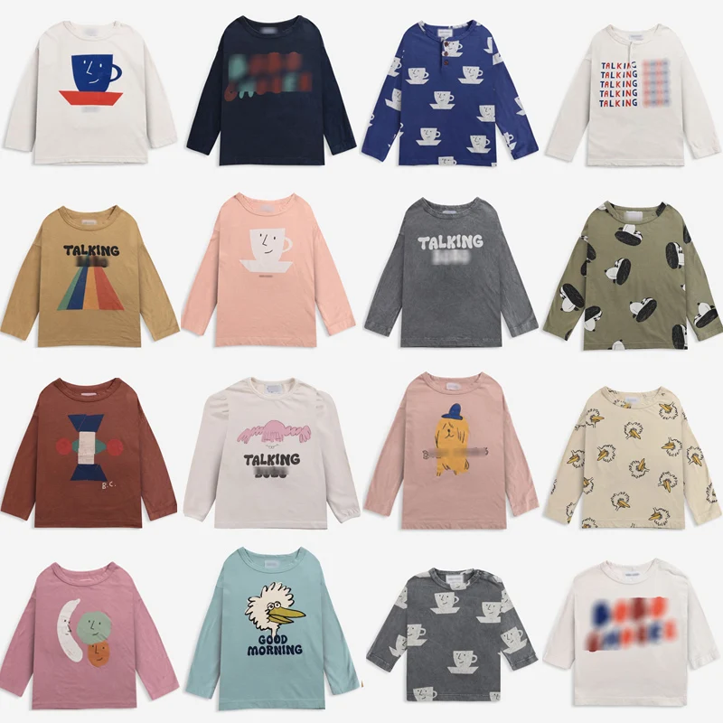 Kids Boys Girls T-Shirts 2022 BC New Sping Autumn Cute Print Long Sleeve Tops T Shirts Cotton Fashion Tees Children Clothes
Kids Boys Girls T-Shirts 2022 BC New Sping Autumn Cute Print Long Sleeve Tops T Shirts Cotton Fashion Tees Children Clothes