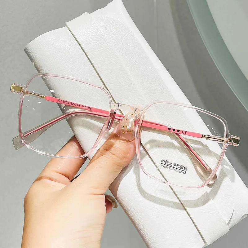 Large Frame Anti-blue Light Myopia Mirror Fashion Transparent Men and Women Flat Glasses Optical Glasses Glasses for Computer
Large Frame Anti-blue Light Myopia Mirror Fashion Transparent Men and Women Flat Glasses Optical Glasses Glasses for Computer
