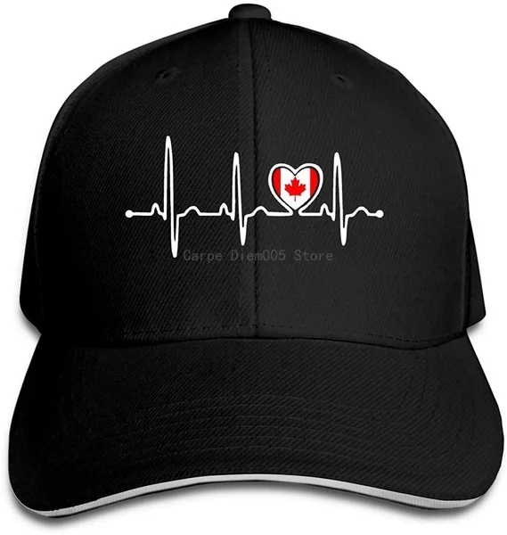 Men's and Women's Casual Canada Flag Heartbeat Pride Peak Cap Cotton Baseball Hat for Mens and Womens
Men's and Women's Casual Canada Flag Heartbeat Pride Peak Cap Cotton Baseball Hat for Mens and Womens