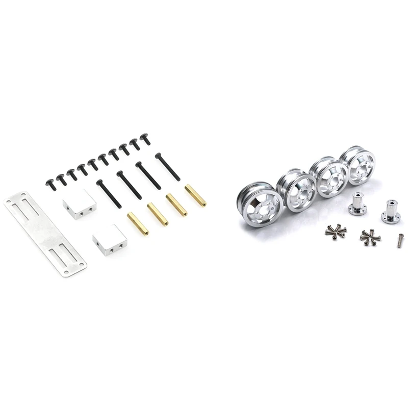 2 Set RC Car Part: 1 Set Metal Upgrade Shock-Proof Wheel Hub Rim & 1 Set Metal Servo Fixed Mount Bracket Kit
2 Set RC Car Part: 1 Set Metal Upgrade Shock-Proof Wheel Hub Rim & 1 Set Metal Servo Fixed Mount Bracket Kit