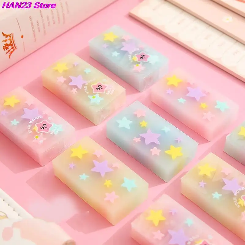 1PC Cartoon Star Eraser Children's Candy Color Erasers Students Write Draw Stationery Korean Girls Love color random
1PC Cartoon Star Eraser Children's Candy Color Erasers Students Write Draw Stationery Korean Girls Love color random