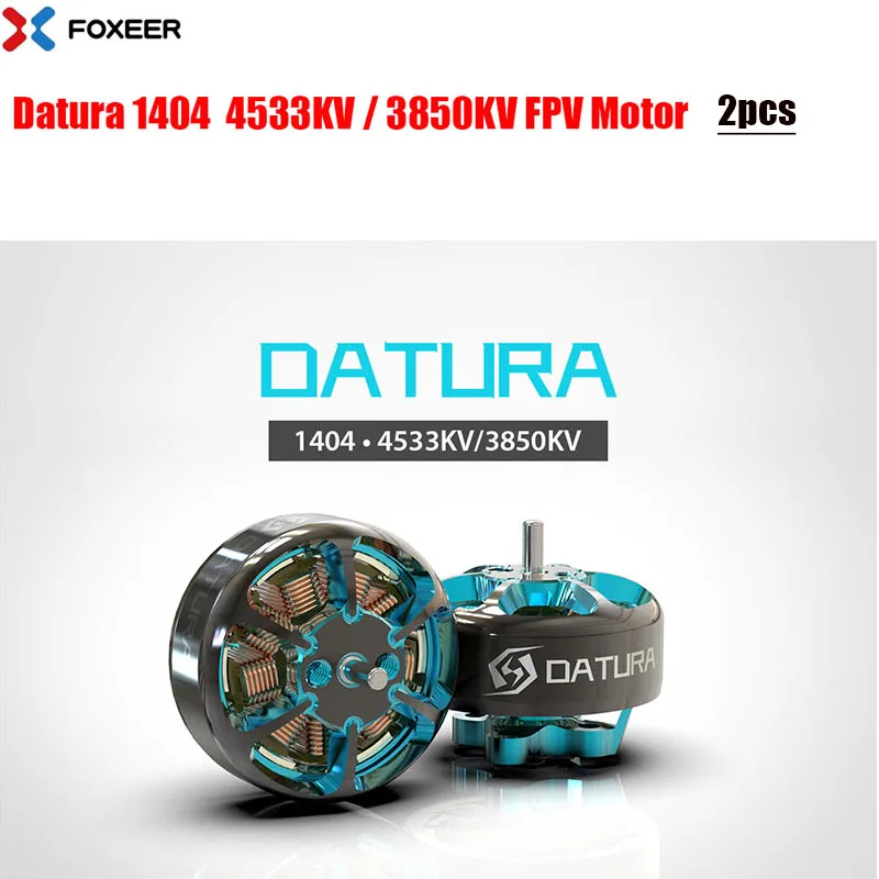 Foxeer 1404 Datura4533KV 3S 3850KV 4S FPV Motor for FPV Freestyle Cinewhoop Ducted Drone DIY Parts( 2PCS)
Foxeer 1404 Datura4533KV 3S 3850KV 4S FPV Motor for FPV Freestyle Cinewhoop Ducted Drone DIY Parts( 2PCS)