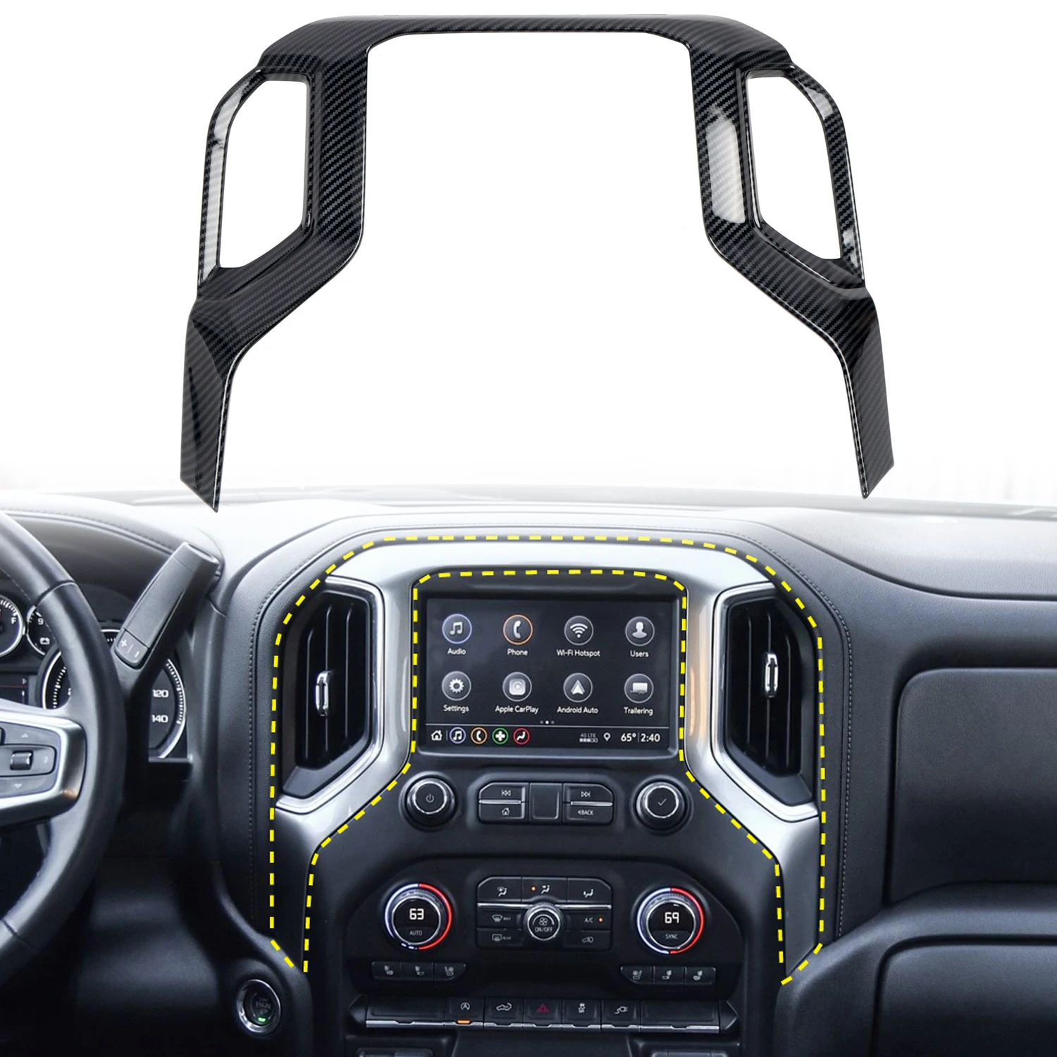 For Chevrolet Silverado 2019-2022 Interior ABS Dashboard Air Vent Cover Trim 1pcs
For Chevrolet Silverado 2019-2022 Interior ABS Dashboard Air Vent Cover Trim 1pcs