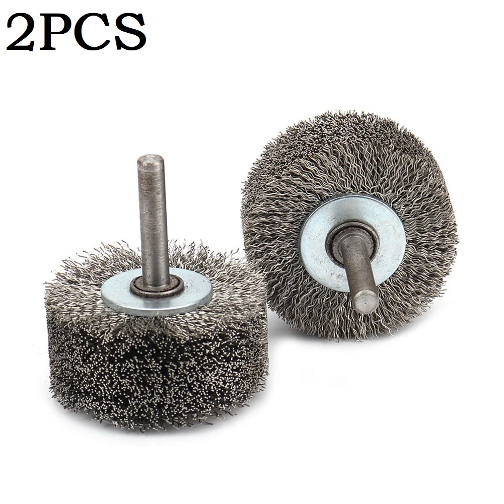 2 Pcs Steel Wire Brush Wheel 50*25mm Rotary Tool Parts For Metal Rust Removal Polishing Grinding Power Brush Accessories
2 Pcs Steel Wire Brush Wheel 50*25mm Rotary Tool Parts For Metal Rust Removal Polishing Grinding Power Brush Accessories