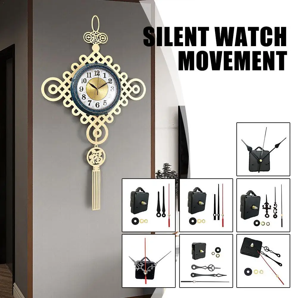 1 Set DIY Non-ticking Clock Hands Clock Movement Cross Stitch Kit Motor Repair Movement Clock Mechanism Parts With Needles
1 Set DIY Non-ticking Clock Hands Clock Movement Cross Stitch Kit Motor Repair Movement Clock Mechanism Parts With Needles