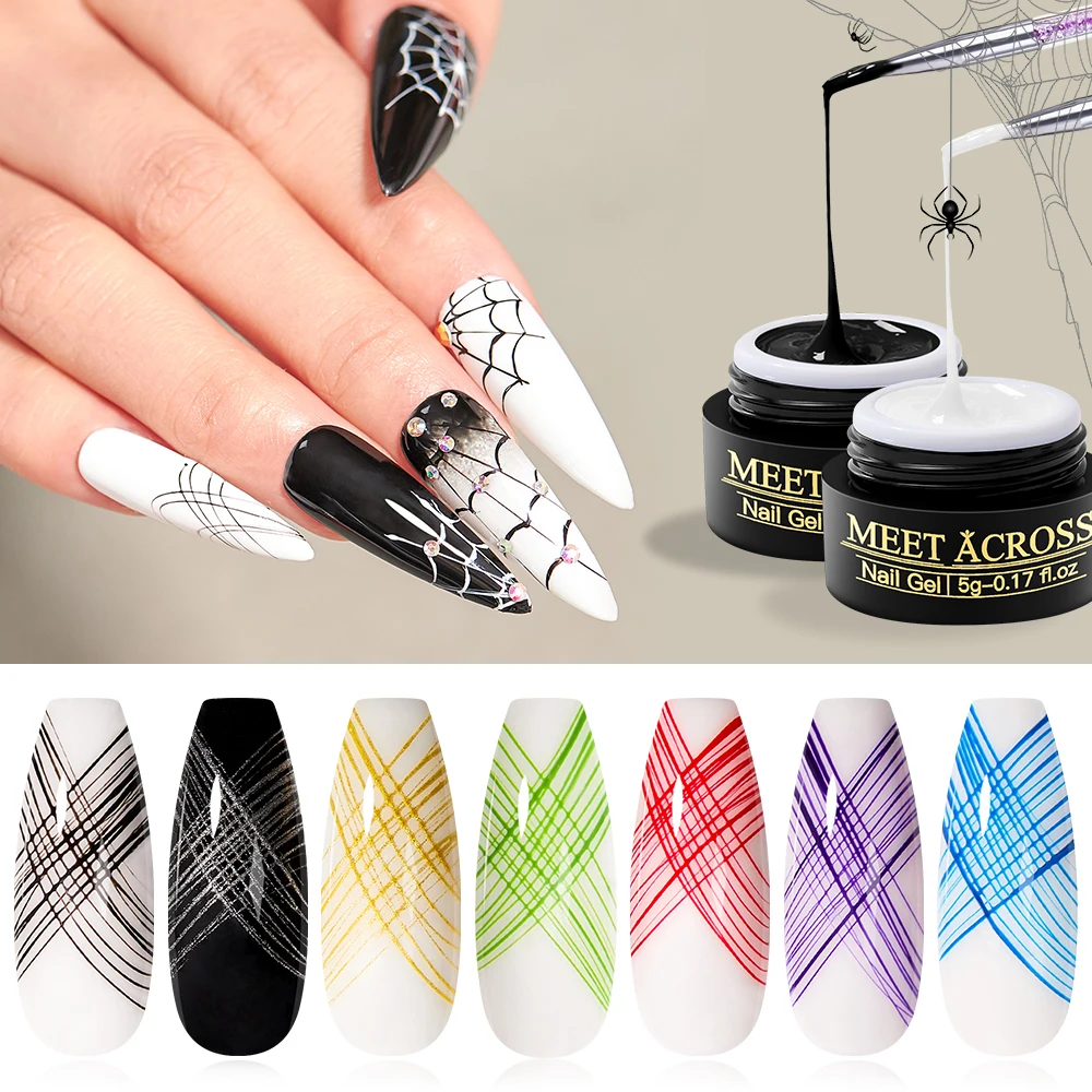 MEET ACROSS 5ml Gel Spider For Nail Art Gel Polish Colorful Painting Gel Nail Polish Spider Gel Lacquer Point To Line Gel Polish
MEET ACROSS 5ml Gel Spider For Nail Art Gel Polish Colorful Painting Gel Nail Polish Spider Gel Lacquer Point To Line Gel Polish