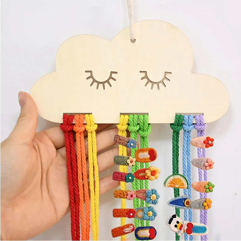 INS Nordic Wooden Cloud Baby Hair Clips Storage Holder Girls Princess Hairpin Headband Jewelry Storage Pendant Wall Ornaments
INS Nordic Wooden Cloud Baby Hair Clips Storage Holder Girls Princess Hairpin Headband Jewelry Storage Pendant Wall Ornaments