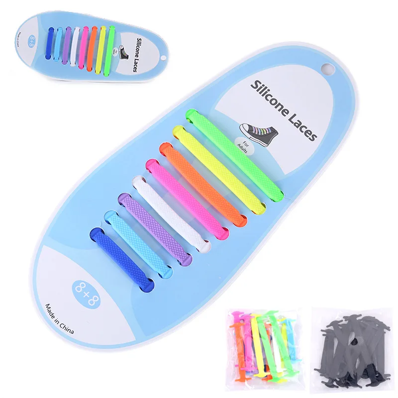 16pcs/lot Shoes Accessories Elastic Silicone Shoelaces Elastic Shoelace Creative Lazy Silicone Laces No Tie Rubber Lace Women
16pcs/lot Shoes Accessories Elastic Silicone Shoelaces Elastic Shoelace Creative Lazy Silicone Laces No Tie Rubber Lace Women