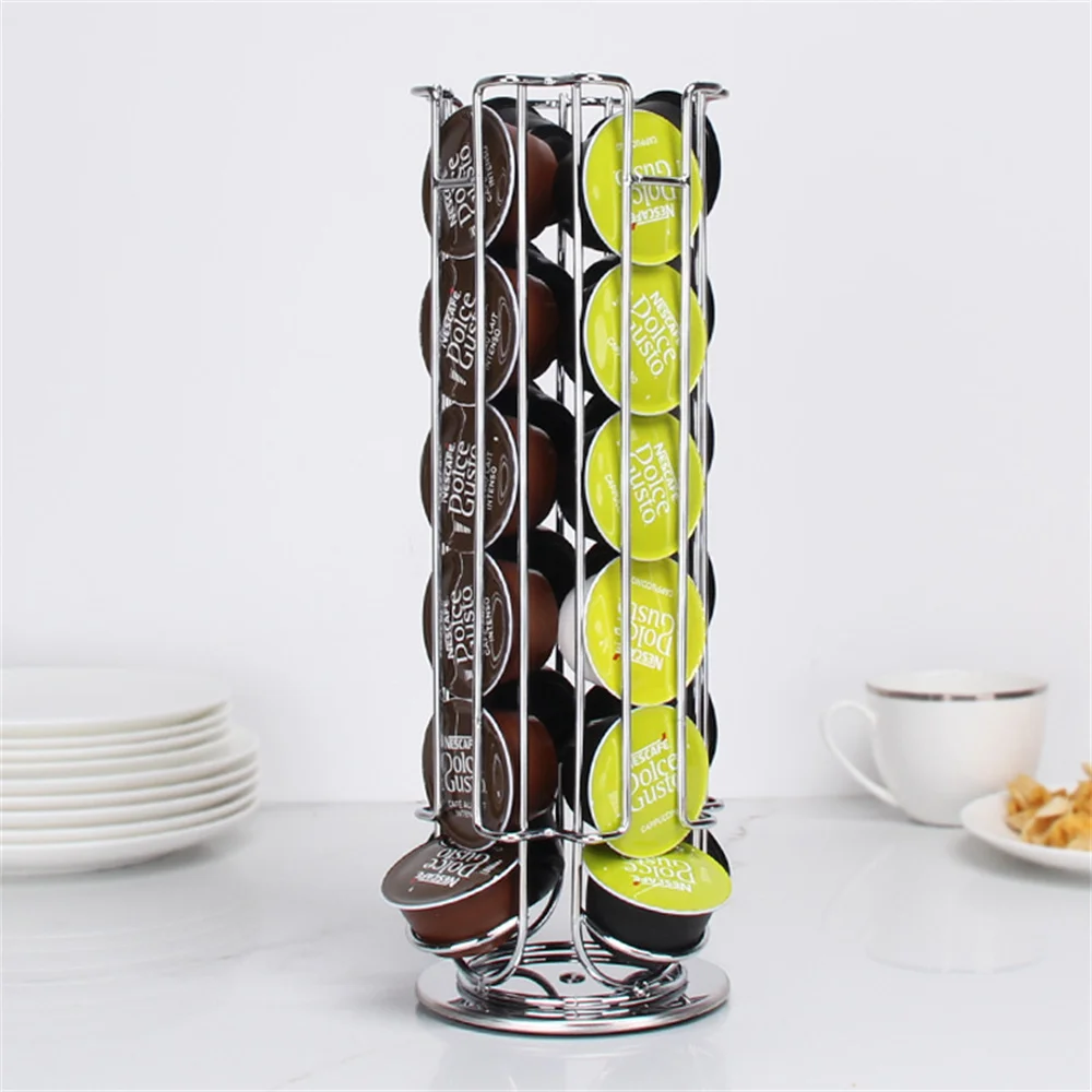Rotatable Nescafe Dolce Gusto Capsule Holder Metal Dolce Gusto Pods Holder Coffee Capsule Holder Display Rack Storage Rack
Rotatable Nescafe Dolce Gusto Capsule Holder Metal Dolce Gusto Pods Holder Coffee Capsule Holder Display Rack Storage Rack