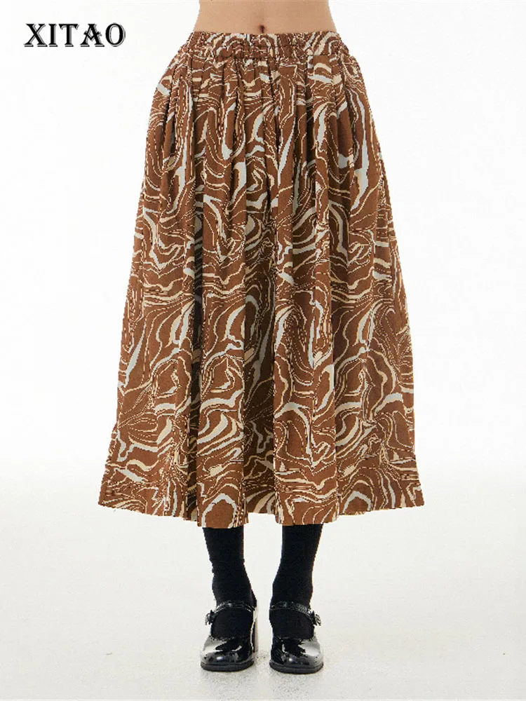 XITAO Print Pattern Skirt Fashion Women Pleated Goddess Fan Elastic Waist Goddess Fan Casual Style Loose Skirt 2022 FBB1176
XITAO Print Pattern Skirt Fashion Women Pleated Goddess Fan Elastic Waist Goddess Fan Casual Style Loose Skirt 2022 FBB1176