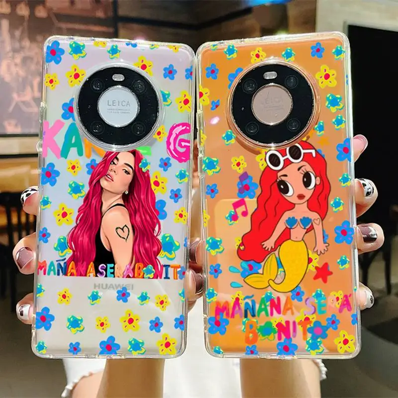 Karol G Manana Sera Bonito Phone Case for Samsung A51 A52 A71 A12 for Redmi 7 9 9A for Huawei Honor8X 10i Clear Case
Karol G Manana Sera Bonito Phone Case for Samsung A51 A52 A71 A12 for Redmi 7 9 9A for Huawei Honor8X 10i Clear Case