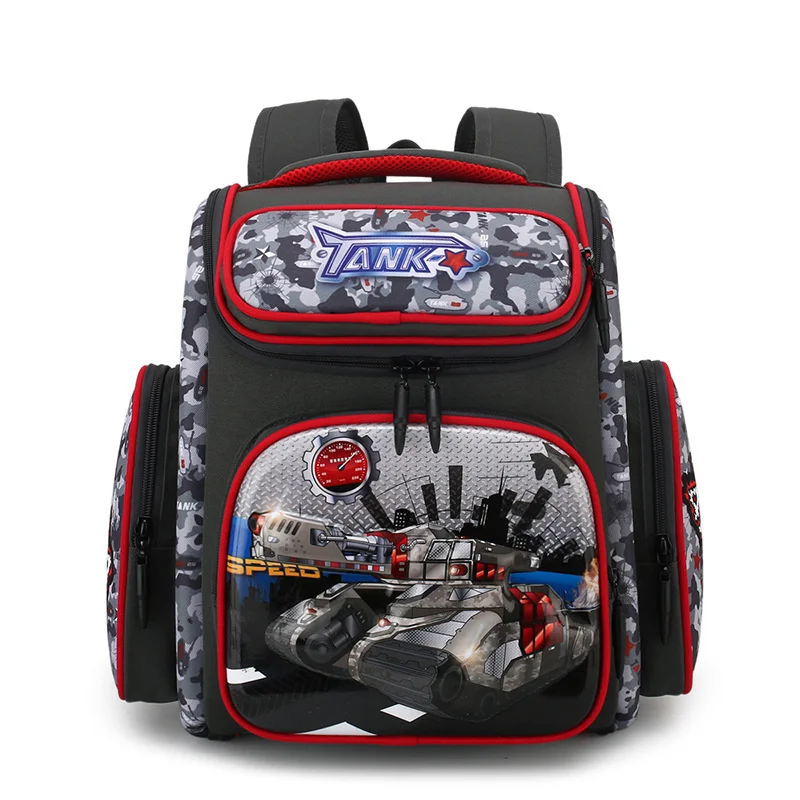 High Quality Orthopedic Kids School Bag for Boys 3D Tank Primary Schoolbag Folded Children School Bag for Girls Knapsack
High Quality Orthopedic Kids School Bag for Boys 3D Tank Primary Schoolbag Folded Children School Bag for Girls Knapsack