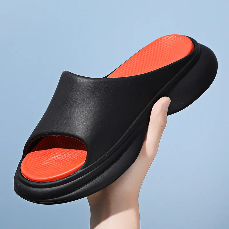 PVC Mens Slippers Soft Elastic Flip Flops For Beach Indoor Bathroom Anti-slip Thick Platform Male Household Summer Sandals Shoes
PVC Mens Slippers Soft Elastic Flip Flops For Beach Indoor Bathroom Anti-slip Thick Platform Male Household Summer Sandals Shoes