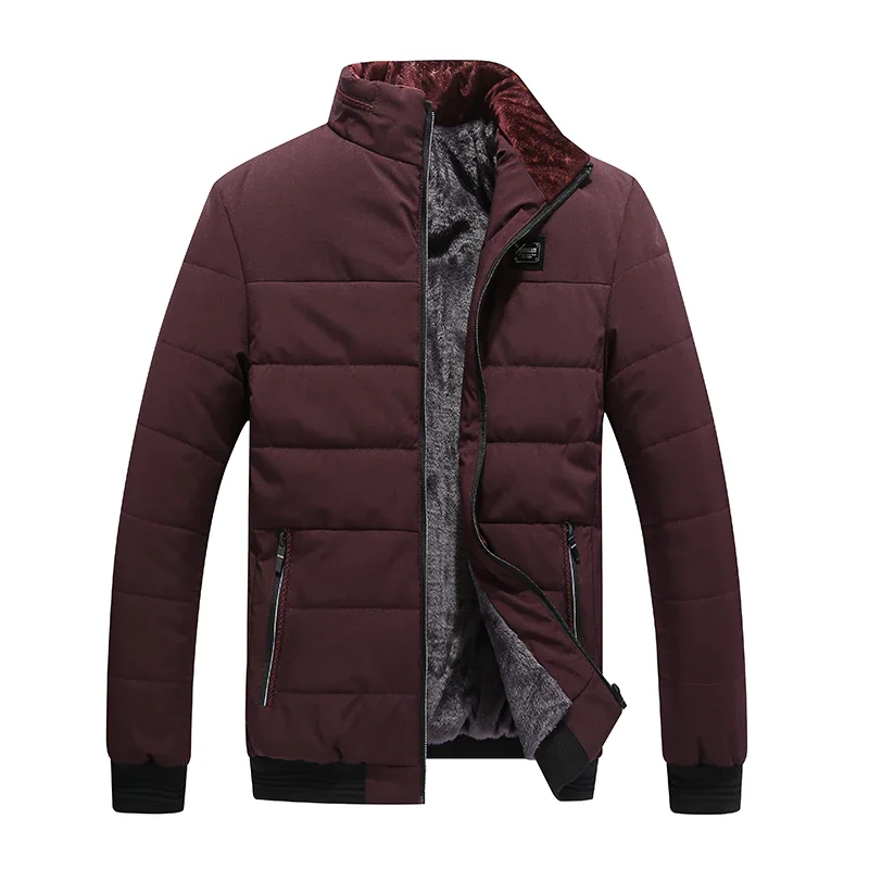 Men's Winter Jacket New Plus Cashmere Blouson Homme Male Stand Collar Business Coat Keep Warm Thick Splice Cotton clothing
Men's Winter Jacket New Plus Cashmere Blouson Homme Male Stand Collar Business Coat Keep Warm Thick Splice Cotton clothing