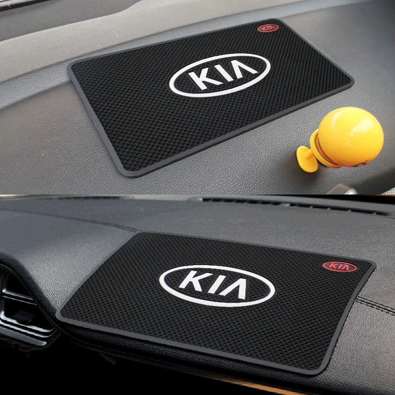 1Pcs PVC Silicone Pad Car Dashboard Anti Slip Mat For KIA EV6 Soul Seltos Sportage Niro Sorento Telluride Rio Forte K5 Stinger 
1Pcs PVC Silicone Pad Car Dashboard Anti Slip Mat For KIA EV6 Soul Seltos Sportage Niro Sorento Telluride Rio Forte K5 Stinger