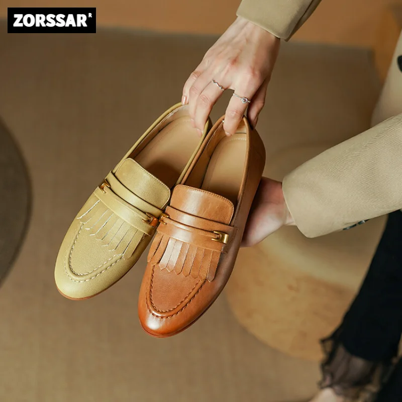 Luxury Casual Loafers Shoes Women Oxford 2023 Spring Fashion Designer Cow Leather Slip on Flat Shoes Moccasin Woman Office Flats 
Luxury Casual Loafers Shoes Women Oxford 2023 Spring Fashion Designer Cow Leather Slip on Flat Shoes Moccasin Woman Office Flats