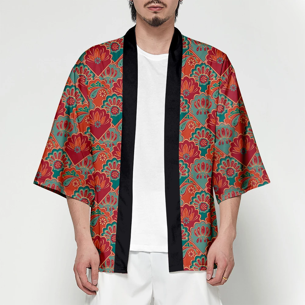Japon Haori Yukata T shirt Kimono yaz 3D gömlek samurai ceket komik serin çiçek Batwing kollu Kimono hrka erkek
Japon Haori Yukata T shirt Kimono yaz 3D gömlek samurai ceket komik serin çiçek Batwing kollu Kimono hrka erkek