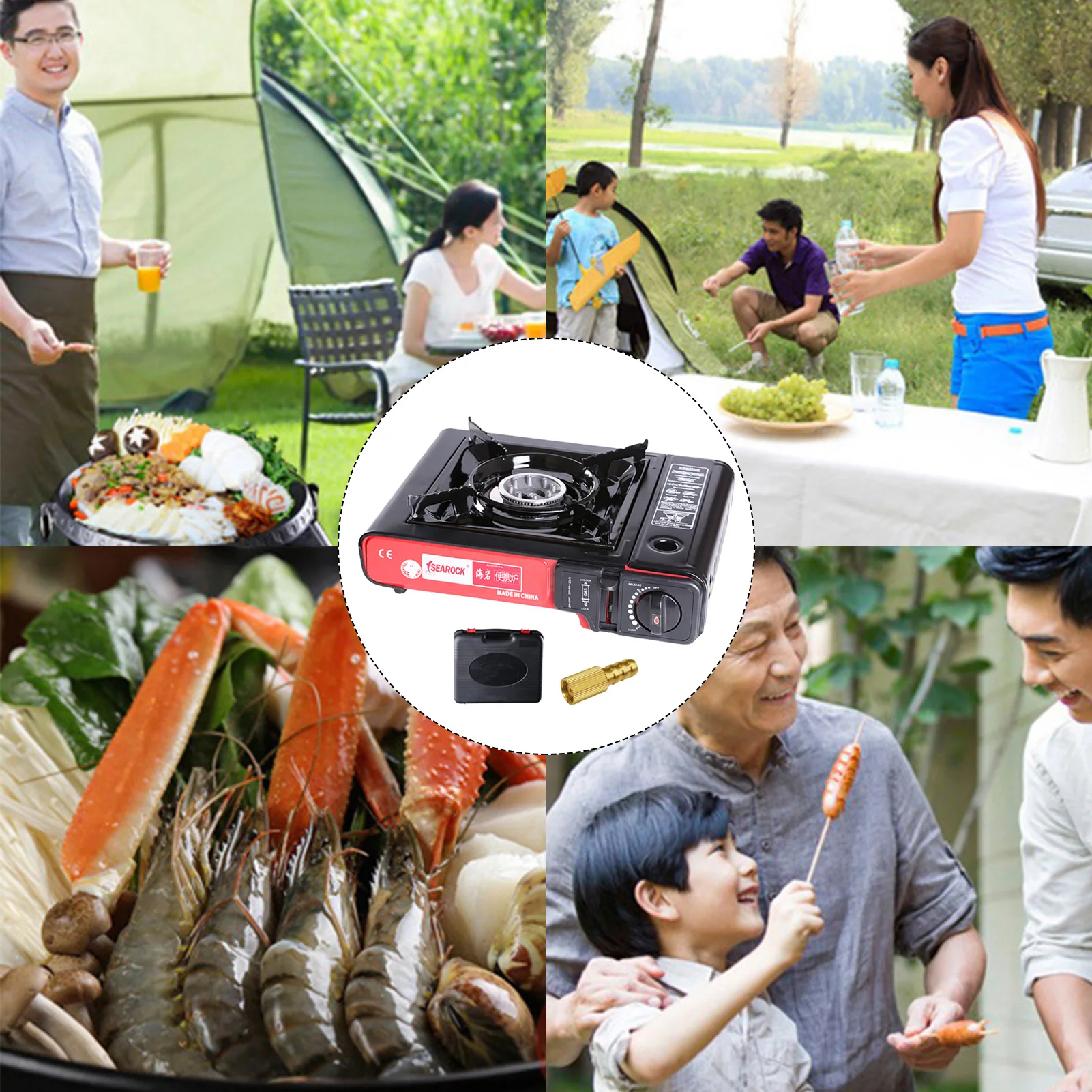 Outdoor Trave Portable Cassette Furnace Gas Stove 2.9 KW Windproof Camp Cooking Coal Grills Stoves Cooker Electronic Ignition
Outdoor Trave Portable Cassette Furnace Gas Stove 2.9 KW Windproof Camp Cooking Coal Grills Stoves Cooker Electronic Ignition