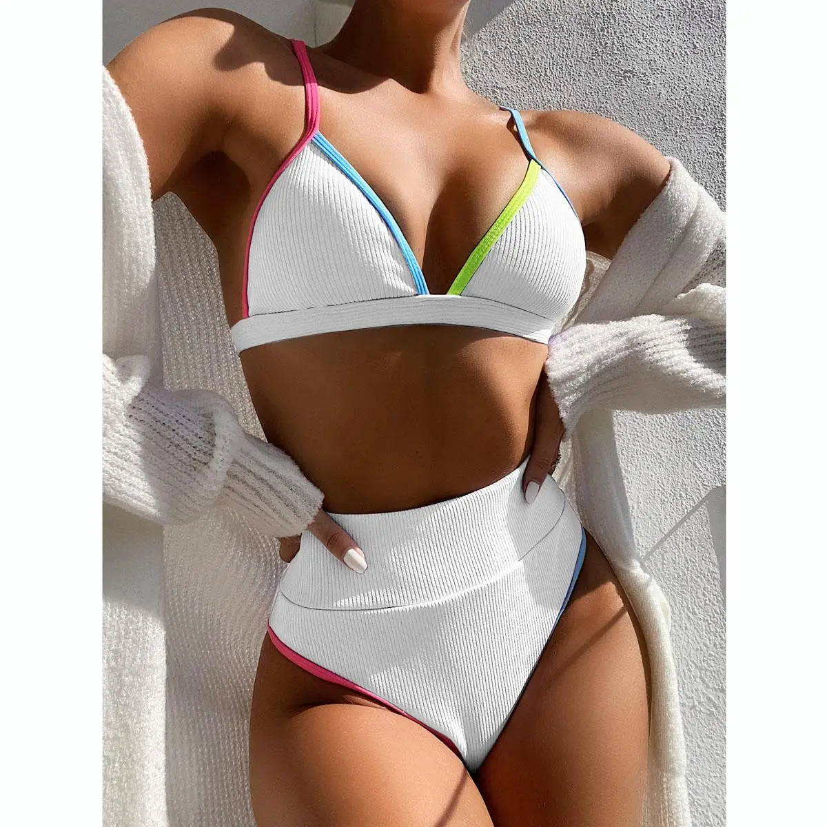 Push Up Swimwear 4 Color High Waist Bikini Sexy Swimsuit Female Patchwork Bikini Set Biquini Bathing Suit Women Beachwear Swim
Push Up Swimwear 4 Color High Waist Bikini Sexy Swimsuit Female Patchwork Bikini Set Biquini Bathing Suit Women Beachwear Swim