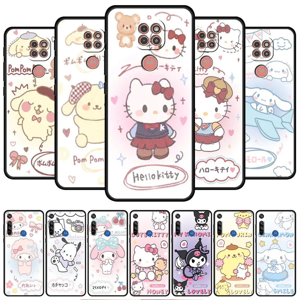 Cute Pompom Purin Case Cover for Motorola Moto G200 G30 G60 G22 G51 G9 Play G8 Power One Fusion Plus Edge 20 Black Fundas
Cute Pompom Purin Case Cover for Motorola Moto G200 G30 G60 G22 G51 G9 Play G8 Power One Fusion Plus Edge 20 Black Fundas