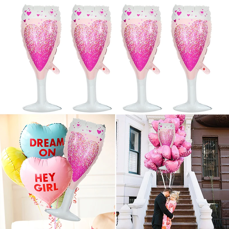 1pc Large Champagne Cup Aluminium Foil Balloons Love Heart Wine Cup Helium Balloon Wedding Birthday Party Anniversary Decoration
1pc Large Champagne Cup Aluminium Foil Balloons Love Heart Wine Cup Helium Balloon Wedding Birthday Party Anniversary Decoration