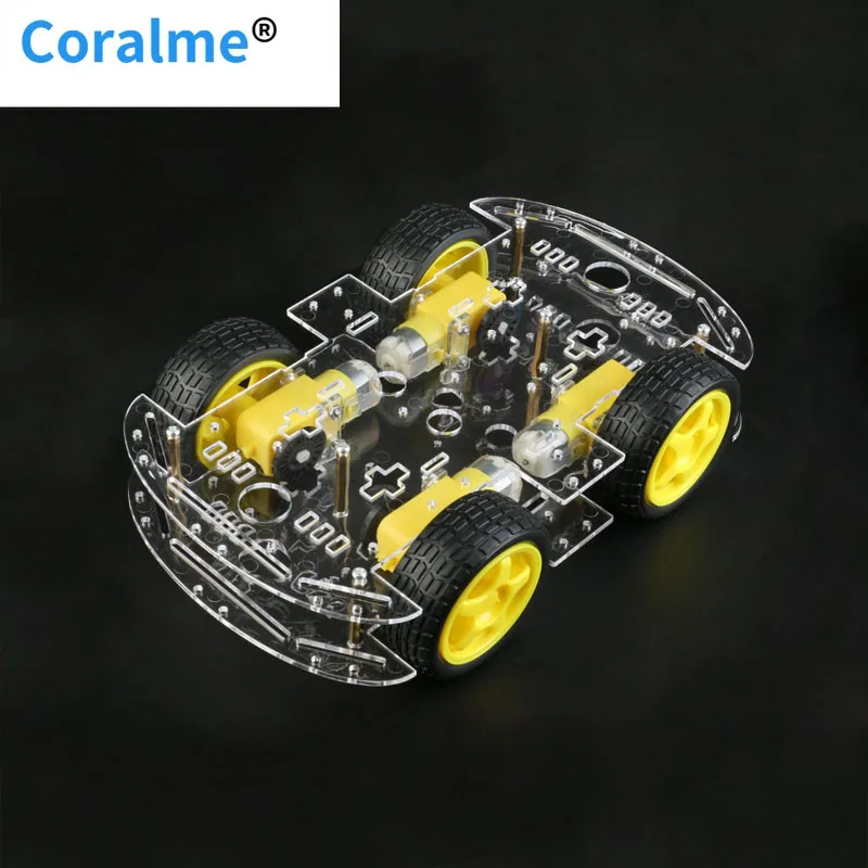 Motor Smart Robot Car Chassis DIY Kit Speed Encoder 4WD 4 Wheel Drive Car For Arduino
Motor Smart Robot Car Chassis DIY Kit Speed Encoder 4WD 4 Wheel Drive Car For Arduino