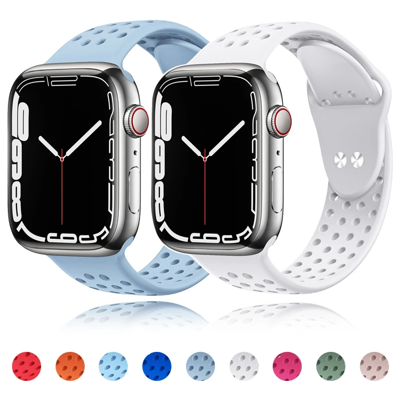 Ремешок силиконовый для apple watch band 49 мм 44 мм 45 мм 42 мм 40 мм 41 мм 38 мм iwatch Series 5 6 7se 8
Ремешок силиконовый для apple watch band 49 мм 44 мм 45 мм 42 мм 40 мм 41 мм 38 мм iwatch Series 5 6 7se 8