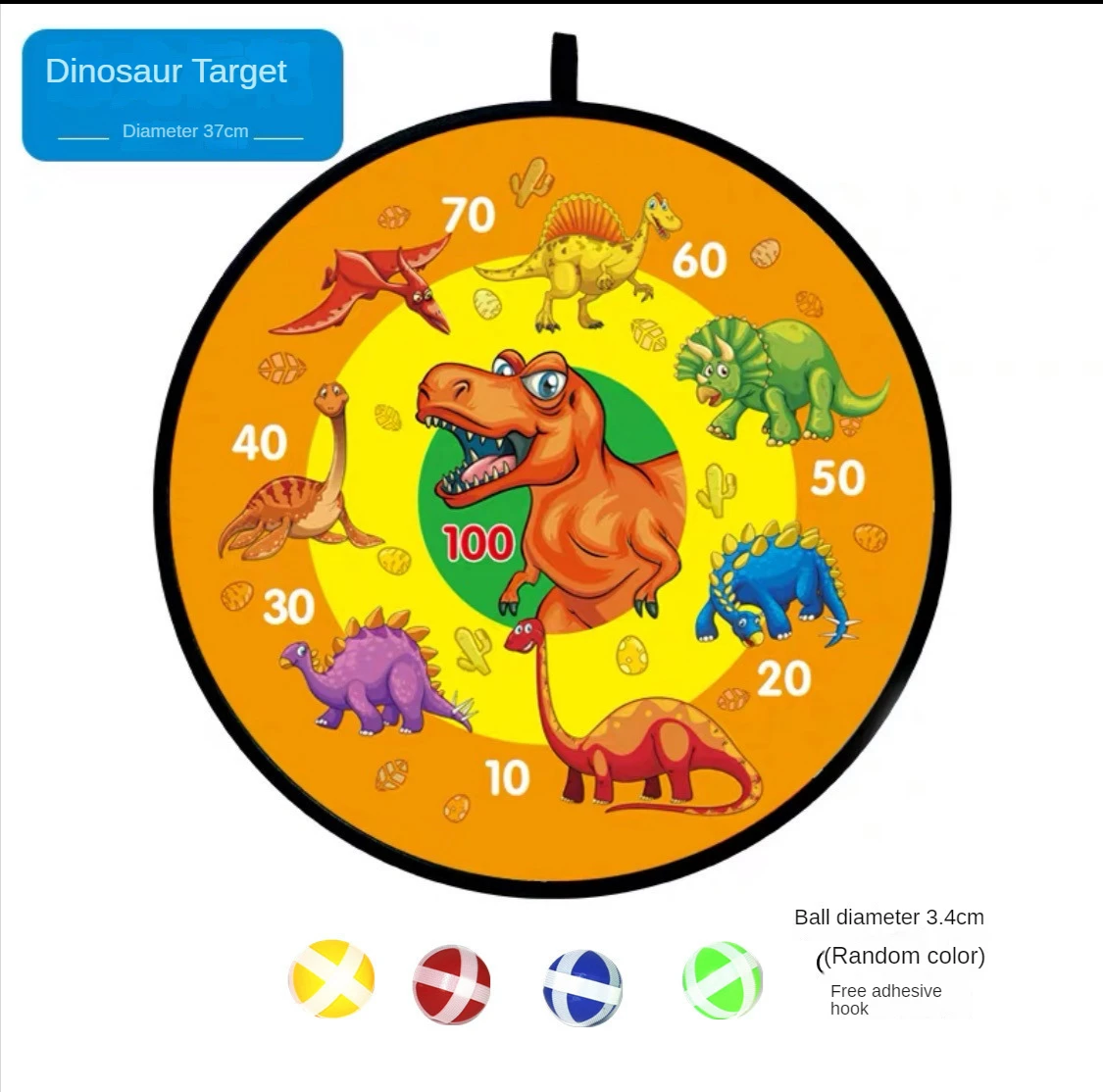 Toy Sports Double Sided Dart Board with 4 Sticky Balls Indoor Outdoor Party Games Toys Gifts for 5 6 Year Old Boy Kids and Adult
Toy Sports Double Sided Dart Board with 4 Sticky Balls Indoor Outdoor Party Games Toys Gifts for 5 6 Year Old Boy Kids and Adult