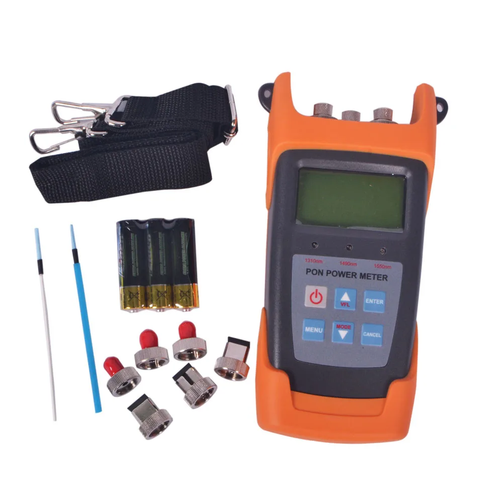 1300/1310/ 1490/1550/1625nm Fiber Optical Analyzer Power Meter VFL 50mW Tribrer Optical Power Meter
1300/1310/ 1490/1550/1625nm Fiber Optical Analyzer Power Meter VFL 50mW Tribrer Optical Power Meter