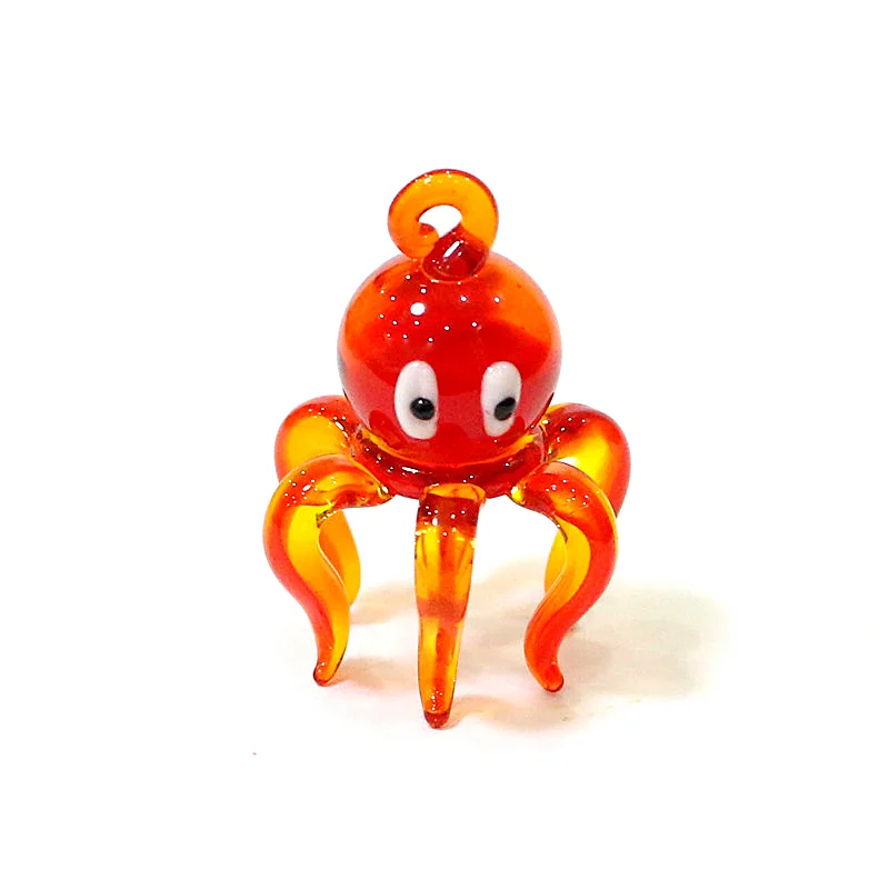 Cute Murano Glass Octopus Tiny Statue Pendant Aquarium Decor Hanging Sea Animal Ornaments Female DIY Jewelry Making Accessories
Cute Murano Glass Octopus Tiny Statue Pendant Aquarium Decor Hanging Sea Animal Ornaments Female DIY Jewelry Making Accessories
