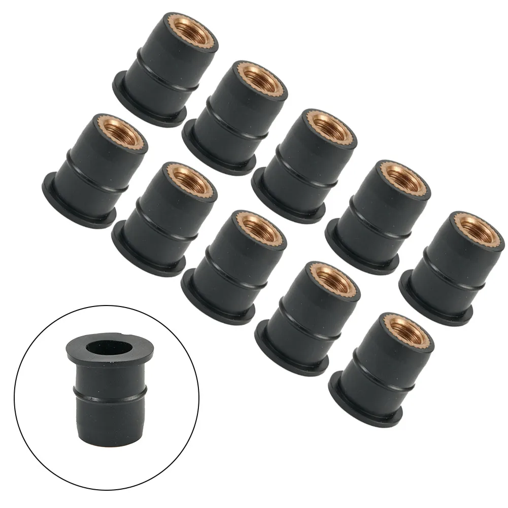 10PCS M6 Rubber Nuts Universal Neoprene Nuts Damper Panel Fixing Parts Windscreen Fairing Riding Accessories Fasteners
10PCS M6 Rubber Nuts Universal Neoprene Nuts Damper Panel Fixing Parts Windscreen Fairing Riding Accessories Fasteners