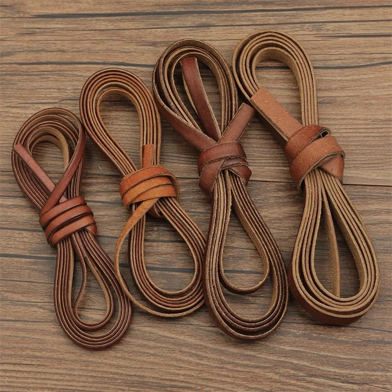 Vintage DIY Jewelry Braided Craft Bracelets Cowhide 100cm Length 3-10mm Width Brown Genuine Leather Cord creative accessories
Vintage DIY Jewelry Braided Craft Bracelets Cowhide 100cm Length 3-10mm Width Brown Genuine Leather Cord creative accessories