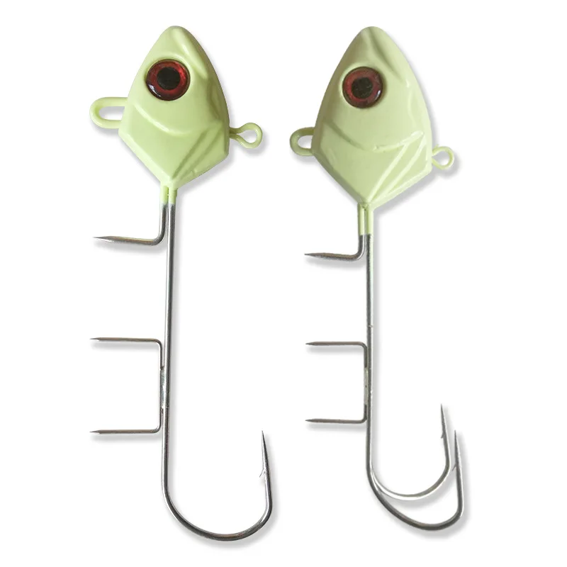 Heavy 113g 150g 188g sea jig hook Trichiurus haumela; hairtail lure lumious jig glow in dark jigging hook boat fishing
Heavy 113g 150g 188g sea jig hook Trichiurus haumela; hairtail lure lumious jig glow in dark jigging hook boat fishing