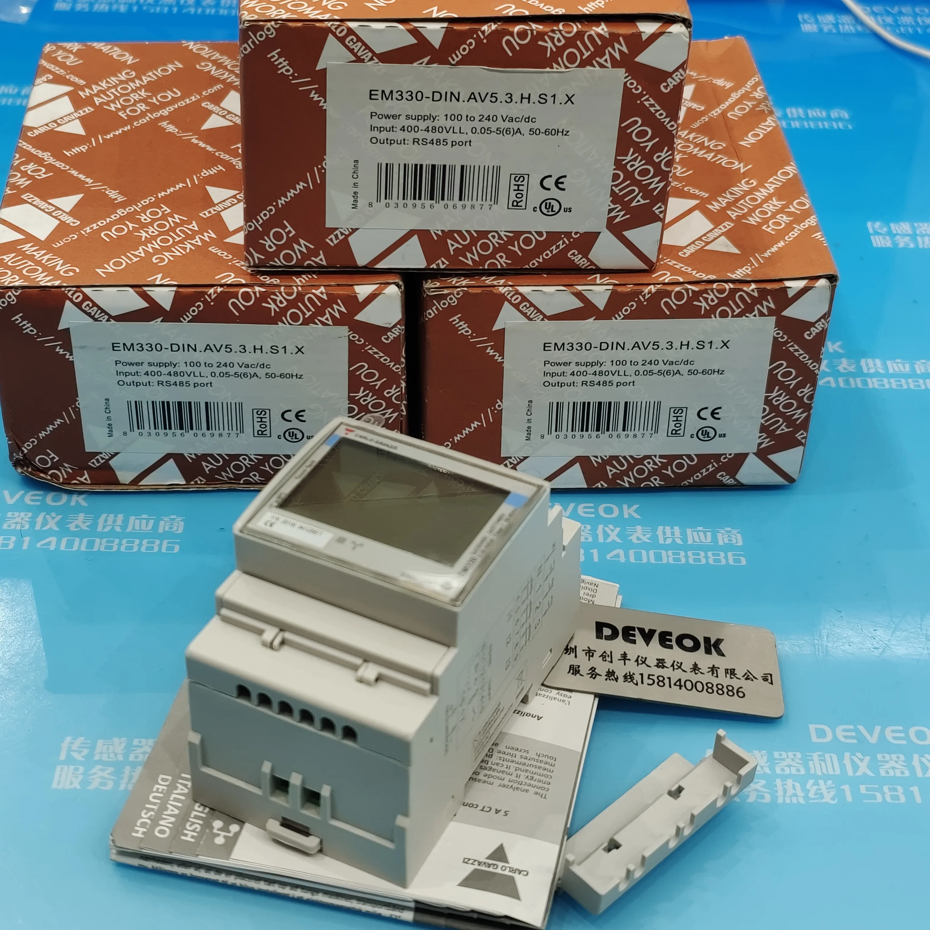 May Spot CARLO GAVAZZI Jiale Energy Management Watt-hour Meter EM330-DIN.AV5.3.H.S1.X
May Spot CARLO GAVAZZI Jiale Energy Management Watt-hour Meter EM330-DIN.AV5.3.H.S1.X