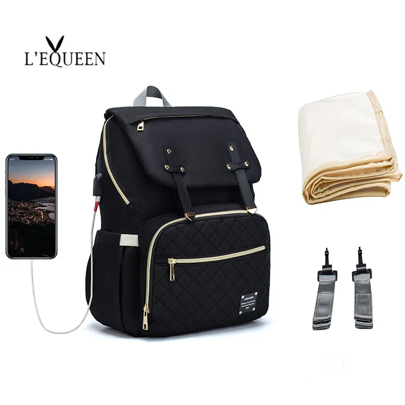 Subie USB Diaper Bag Big Size Stroller Bag Nappy Bag Organizer with Changing Pad Backpack Mommy Bag Baby Nursing Bag
Subie USB Diaper Bag Big Size Stroller Bag Nappy Bag Organizer with Changing Pad Backpack Mommy Bag Baby Nursing Bag