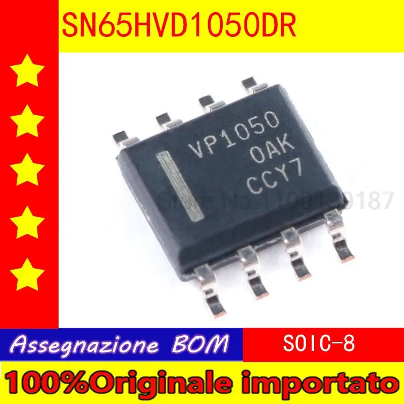 5 шт./лот новый оригинальный SN65HVD1050DR SOIC - 8 высокоскоростной чип CAN-трансивера
5 шт./лот новый оригинальный SN65HVD1050DR SOIC - 8 высокоскоростной чип CAN-трансивера