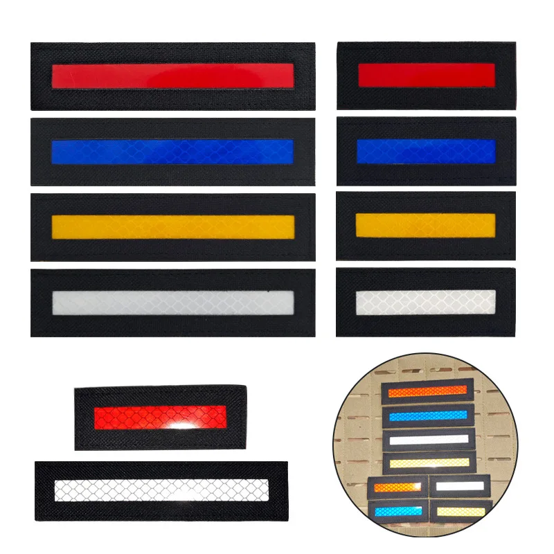 IR Laser Engraving Reflective Stripe Luminous Eye-Catching Identification Chapter Hook Side of Hook and Loop Patch Badge
IR Laser Engraving Reflective Stripe Luminous Eye-Catching Identification Chapter Hook Side of Hook and Loop Patch Badge