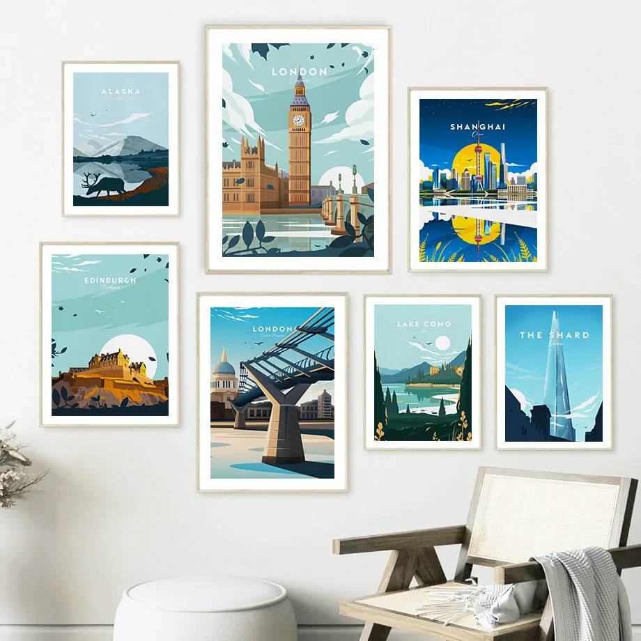 Colorful City Illustration Minimalist Wall Art Canvas Painting Nordic Posters And Prints Wall Pictures For Living Room Decor
Colorful City Illustration Minimalist Wall Art Canvas Painting Nordic Posters And Prints Wall Pictures For Living Room Decor