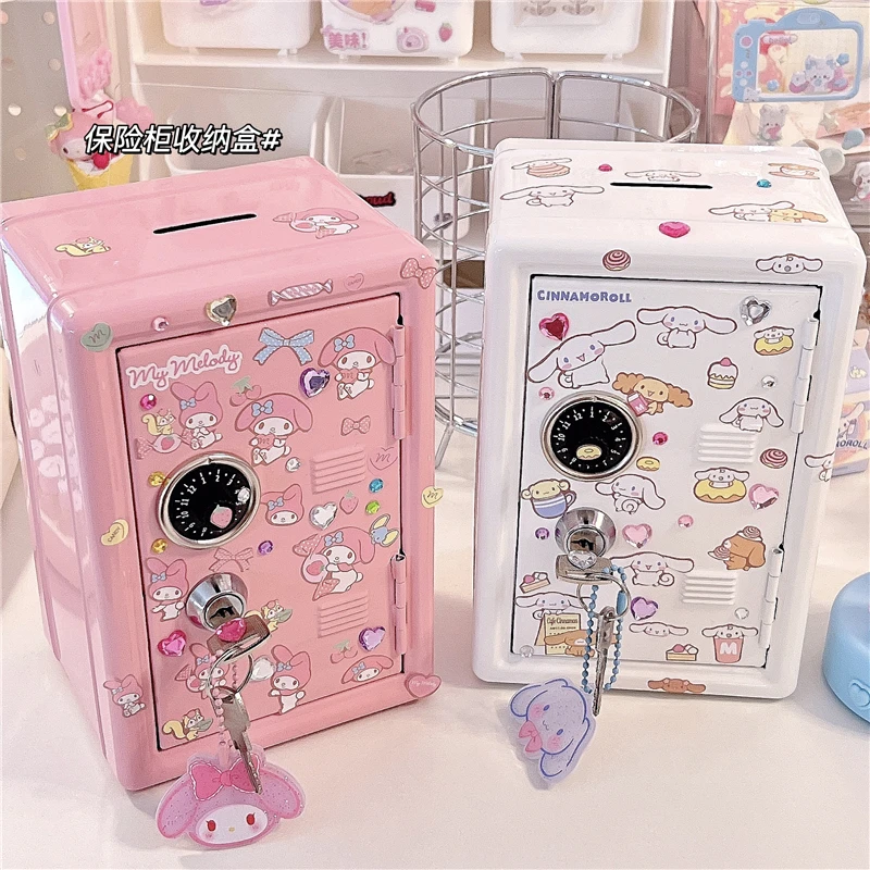 Cute Cartoon Kawaii Sanrioed My Melody Cinnamoroll Desktop Iron Deposit Box Safe Deposit Box Student Storage Key Cabinet
Cute Cartoon Kawaii Sanrioed My Melody Cinnamoroll Desktop Iron Deposit Box Safe Deposit Box Student Storage Key Cabinet