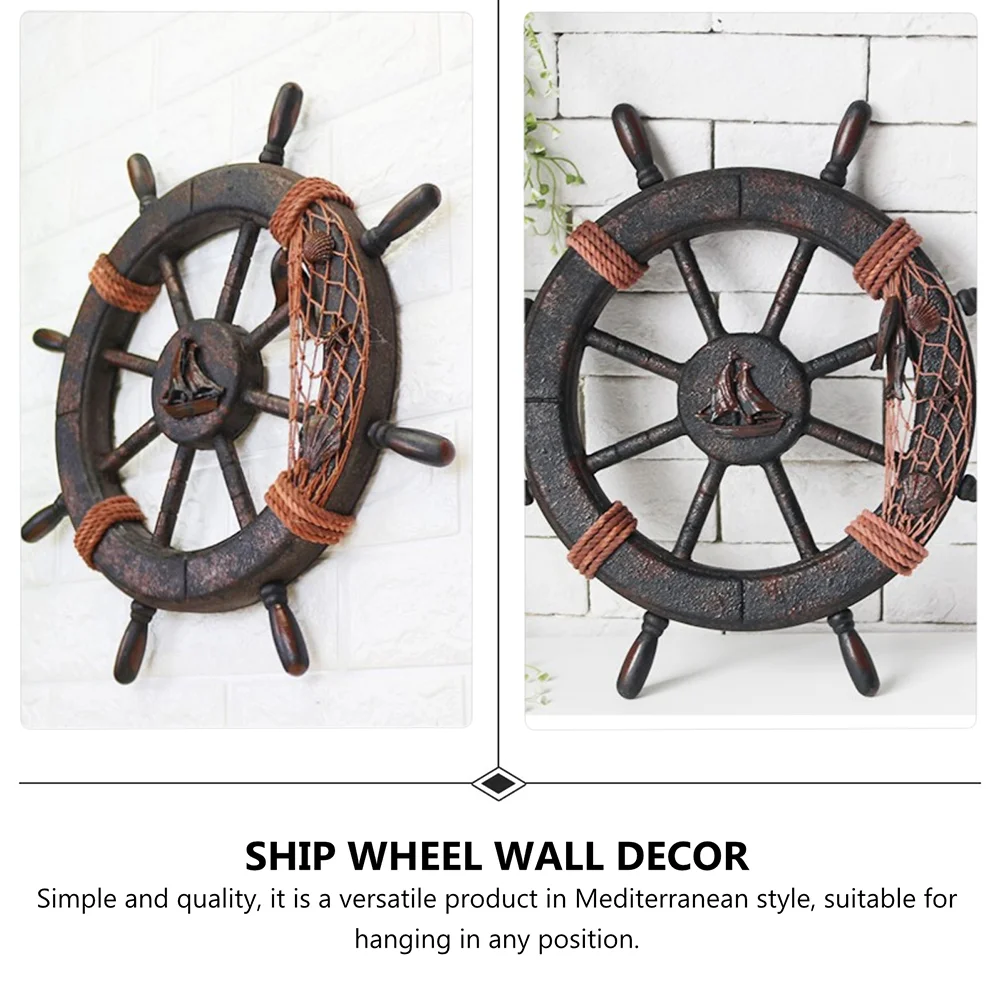 Wooden Ornaments Home Decor Rudder Pendant Wall Hanging Decorations Ship Seaside
Wooden Ornaments Home Decor Rudder Pendant Wall Hanging Decorations Ship Seaside