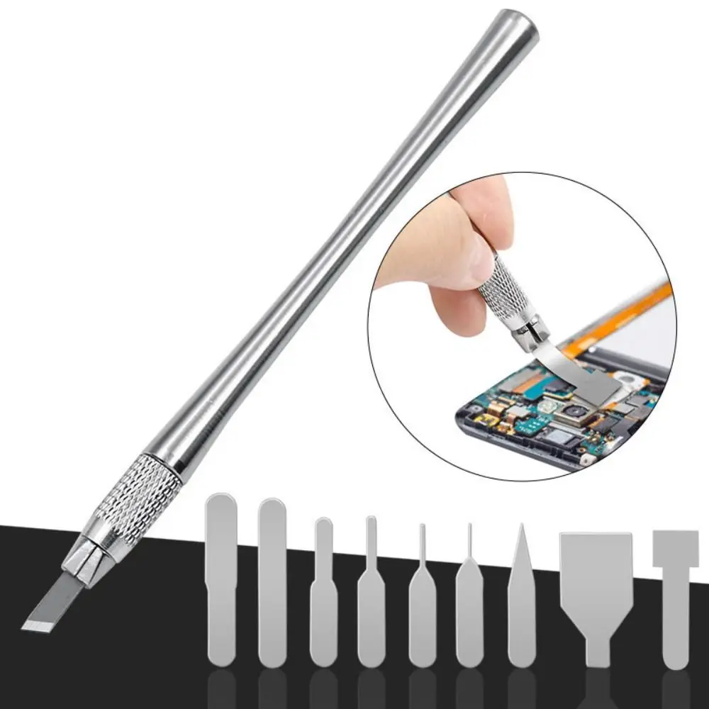 

CPU Prying Knife Disassembly Blades Pry Opening Tool Metal Crowbar Kit For Repairing Phone Computer IC Chip BGA Hand Tools 2 Set